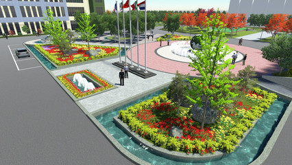 绿色厂区 从效果图到生态实践——浅谈现代工业厂区绿化工程